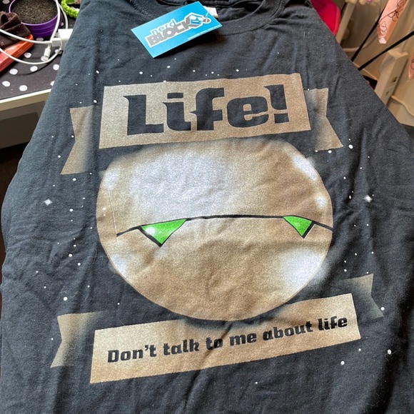 Hitchhikers Guide to the Galaxy Need Block t-shirt - Picture 1 of 2